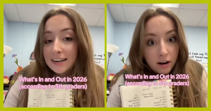 This Teacher Broke Down What's "In" And "Out" According To Tweens