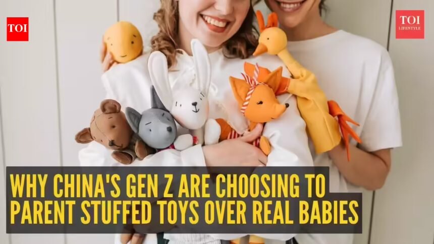 Why China's Gen Z are choosing to parent stuffed toys over real babies |