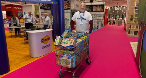 Toy Fair exhibitors donate over 6,000 toys to Kids in Mind Trolley Dash - Toy World Magazine | The business magazine with a passion for toysToy World Magazine