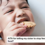 Redditor Wants To Know "AITA" For Scolding Her Sister For Feeding Baby Junk Food