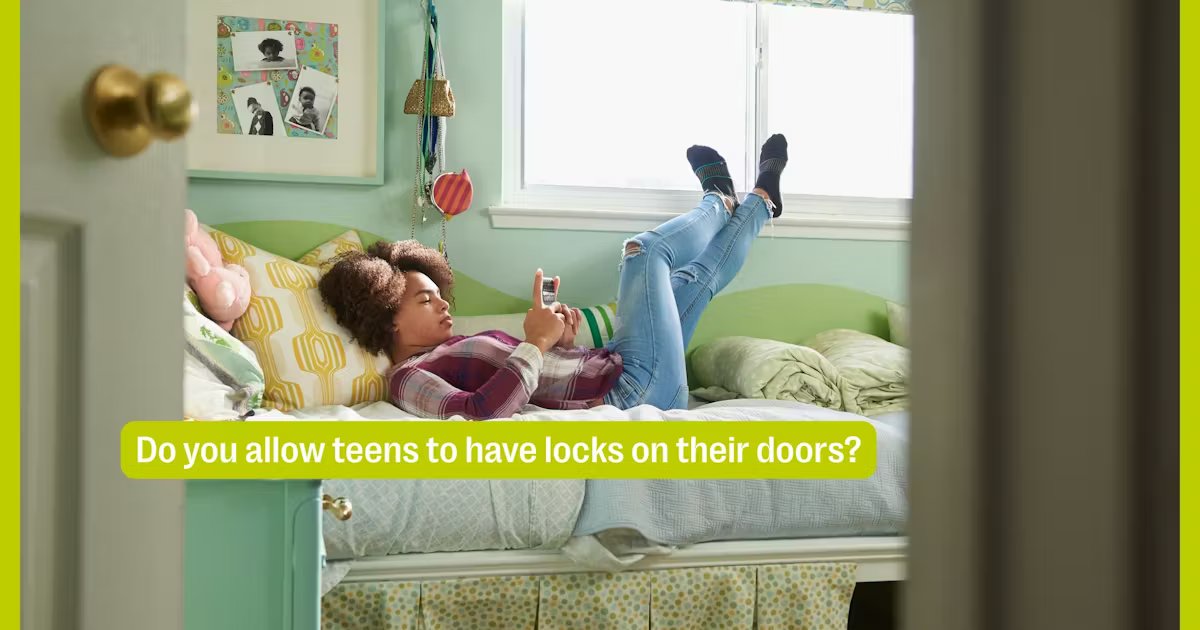 Should Teens Have Locks On Their Bedroom Doors? One Mom On Reddit Asks If It's "Normal"